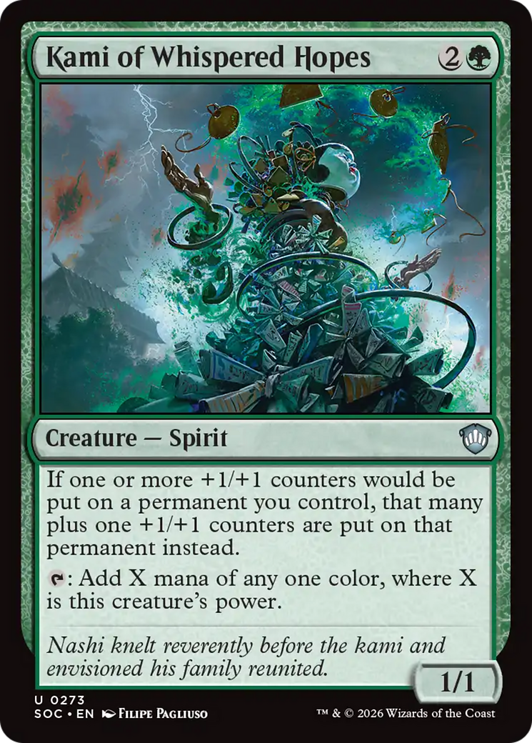 Kami of Whispered Hopes [Secrets of Strixhaven Commander] MTG Single Magic: The Gathering | Red Claw Gaming