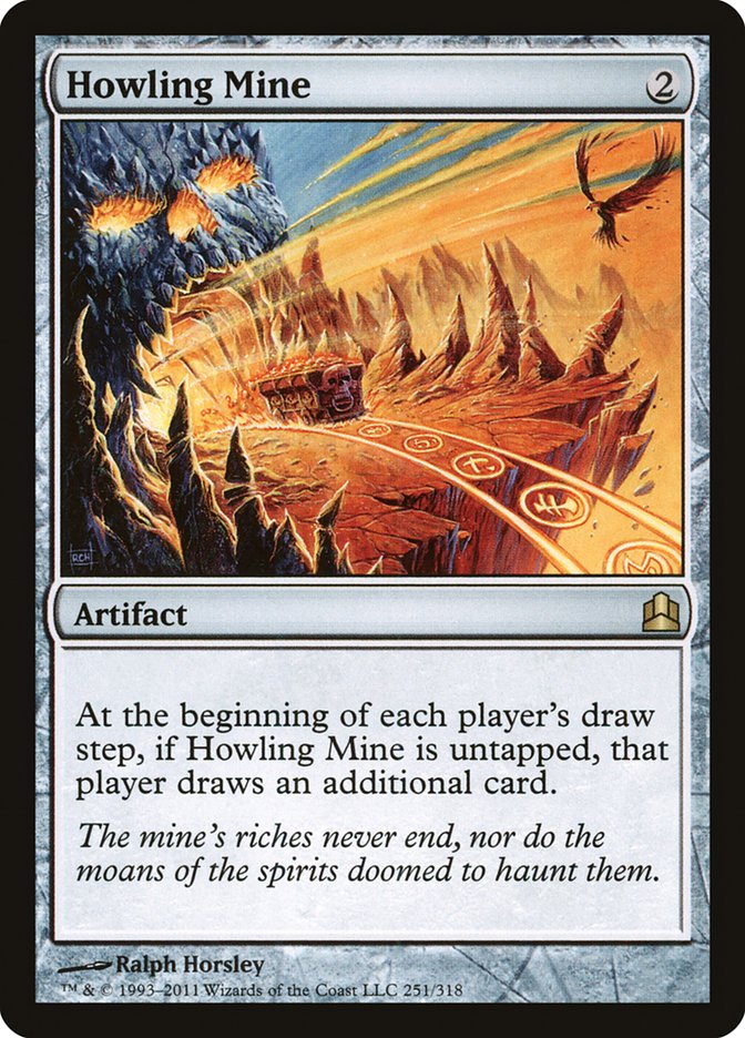 Howling Mine [Commander 2011] MTG Single Magic: The Gathering | Red Claw Gaming
