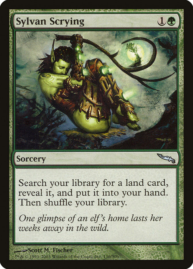 Sylvan Scrying [Mirrodin] MTG Single Magic: The Gathering | Red Claw Gaming