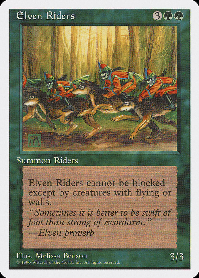 Elven Riders [Introductory Two-Player Set] MTG Single Magic: The Gathering | Red Claw Gaming