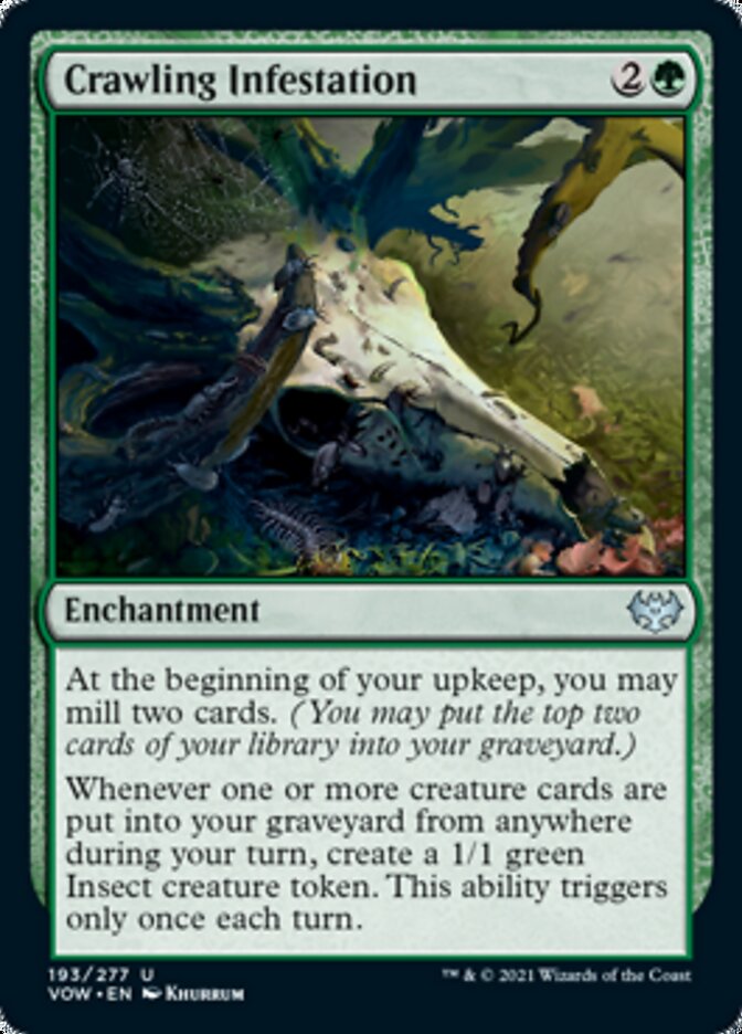 Crawling Infestation [Innistrad: Crimson Vow] MTG Single Magic: The Gathering | Red Claw Gaming