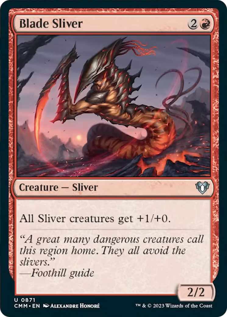 Blade Sliver [Commander Masters] MTG Single Magic: The Gathering | Red Claw Gaming