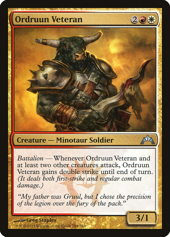Ordruun Veteran [Gatecrash] MTG Single Magic: The Gathering | Red Claw Gaming
