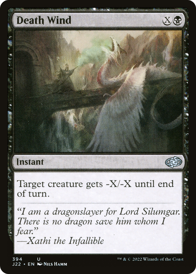 Death Wind [Jumpstart 2022] MTG Single Magic: The Gathering | Red Claw Gaming