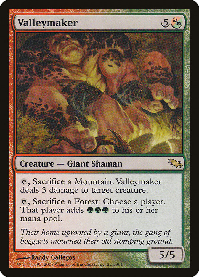 Valleymaker [Shadowmoor] MTG Single Magic: The Gathering | Red Claw Gaming