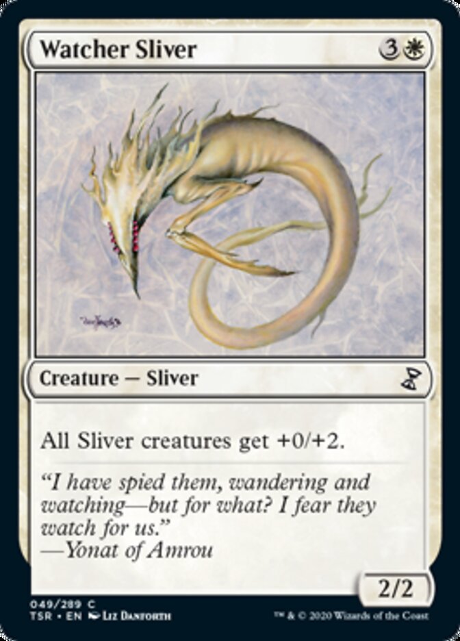 Watcher Sliver [Time Spiral Remastered] MTG Single Magic: The Gathering | Red Claw Gaming
