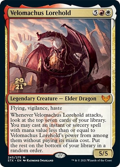 Velomachus Lorehold [Strixhaven: School of Mages Prerelease Promos] MTG Single Magic: The Gathering | Red Claw Gaming