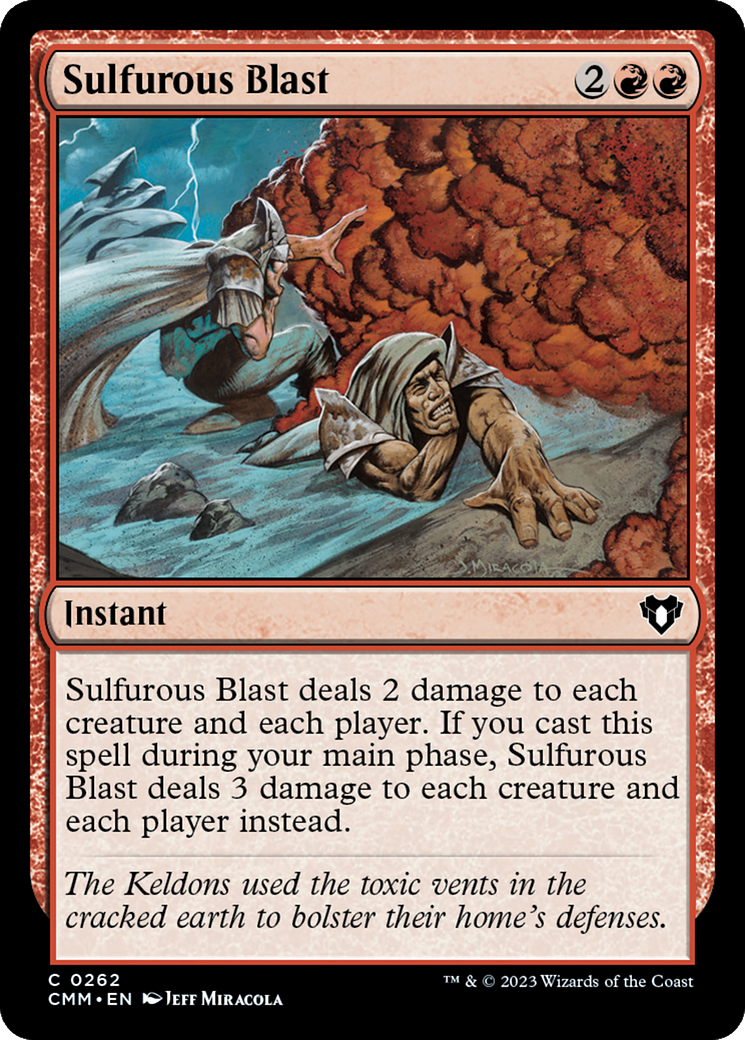Sulfurous Blast [Commander Masters] MTG Single Magic: The Gathering    | Red Claw Gaming