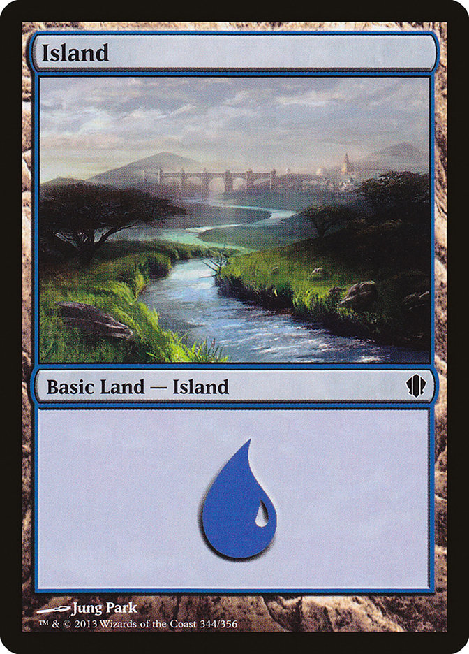 Island (344) [Commander 2013] MTG Single Magic: The Gathering | Red Claw Gaming