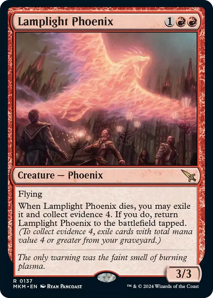 Lamplight Phoenix [Murders at Karlov Manor] MTG Single Magic: The Gathering    | Red Claw Gaming