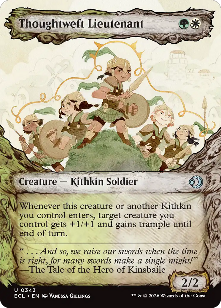 Thoughtweft Lieutenant (Showcase) [Lorwyn Eclipsed] MTG Single Magic: The Gathering | Red Claw Gaming