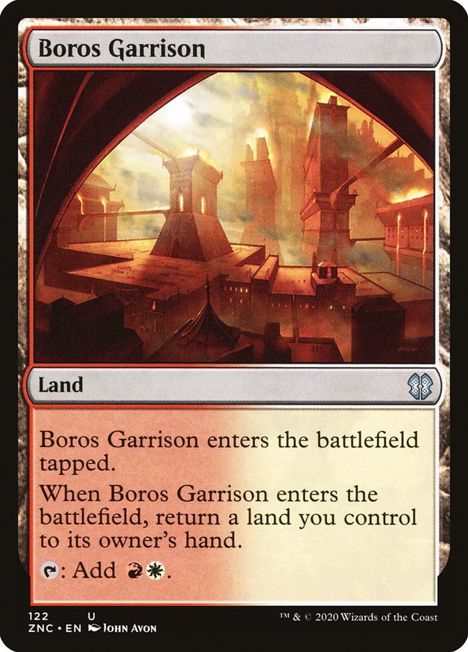 Boros Garrison [Zendikar Rising Commander] MTG Single Magic: The Gathering | Red Claw Gaming