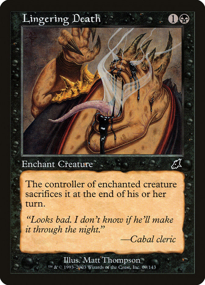 Lingering Death [Scourge] MTG Single Magic: The Gathering | Red Claw Gaming