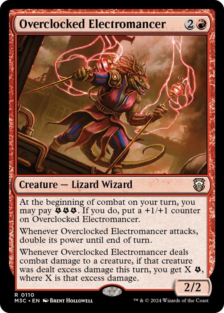 Overclocked Electromancer [Modern Horizons 3 Commander] MTG Single Magic: The Gathering | Red Claw Gaming