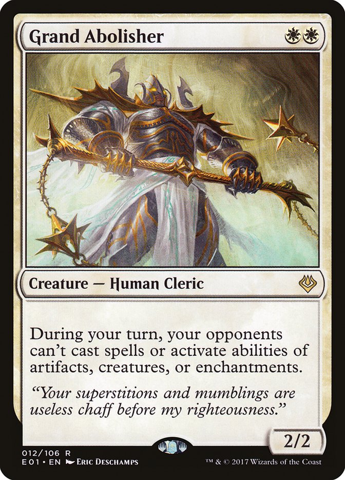 Grand Abolisher [Archenemy: Nicol Bolas] MTG Single Magic: The Gathering | Red Claw Gaming