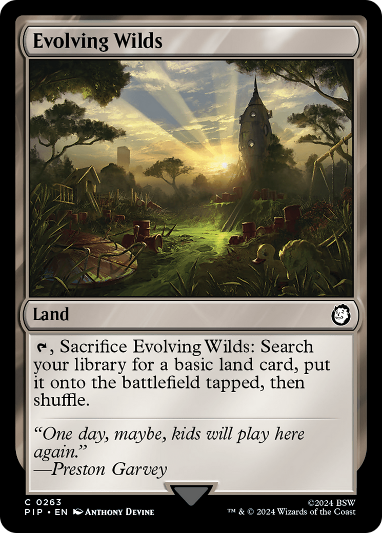 Evolving Wilds [Fallout] MTG Single Magic: The Gathering | Red Claw Gaming