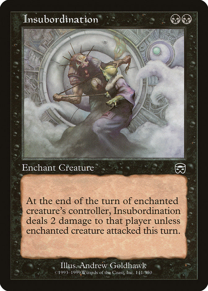 Insubordination [Mercadian Masques] MTG Single Magic: The Gathering | Red Claw Gaming