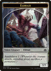 Eldrazi Spawn (002) // Eldrazi Double-Sided Token [Planechase Anthology Tokens] MTG Single Magic: The Gathering | Red Claw Gaming