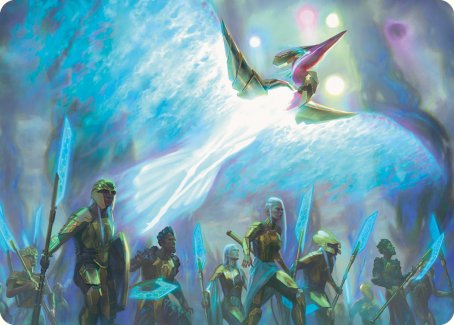 Otharri, Suns' Glory Art Card [Phyrexia: All Will Be One Art Series] MTG Single Magic: The Gathering | Red Claw Gaming