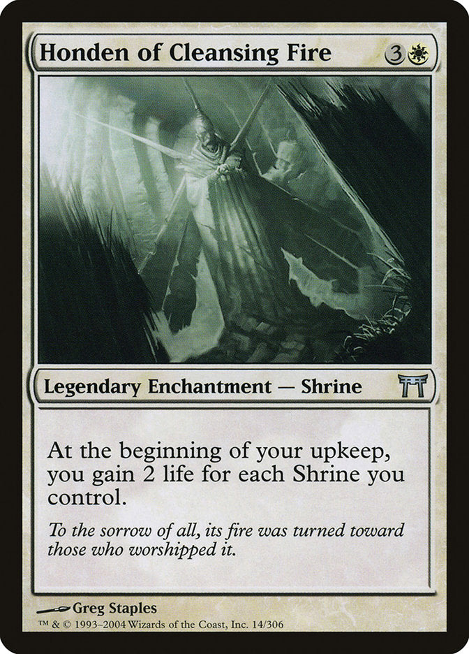 Honden of Cleansing Fire [Champions of Kamigawa] MTG Single Magic: The Gathering | Red Claw Gaming