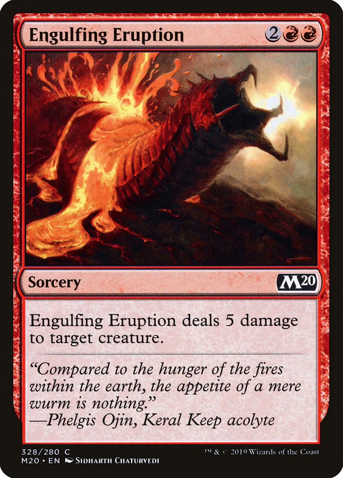 Engulfing Eruption [Core Set 2020] MTG Single Magic: The Gathering | Red Claw Gaming