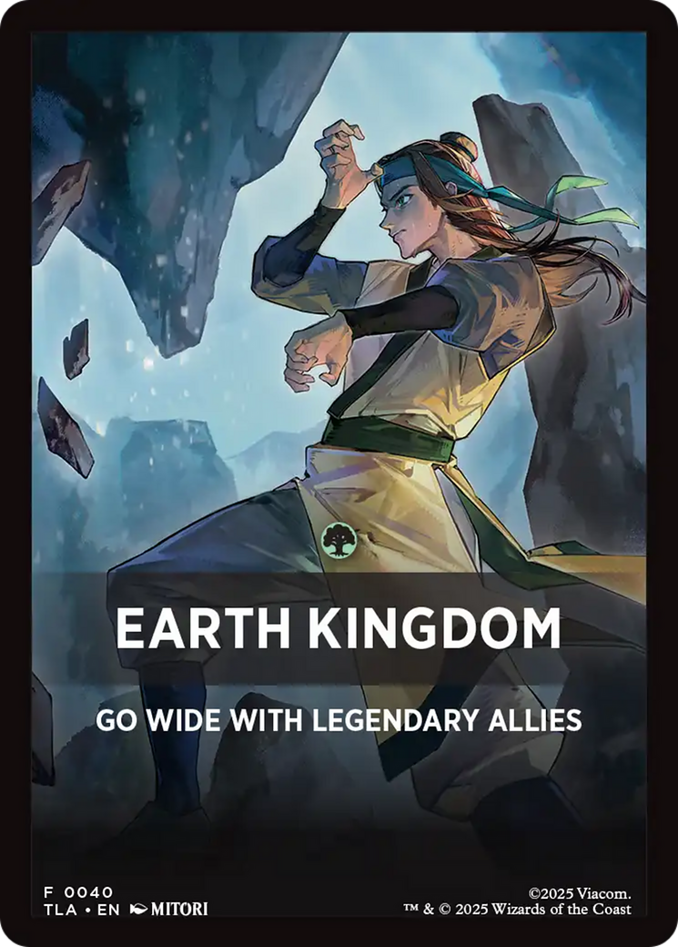 Earth Kingdom Theme Card [Avatar: The Last Airbender Tokens] | Red Claw Gaming