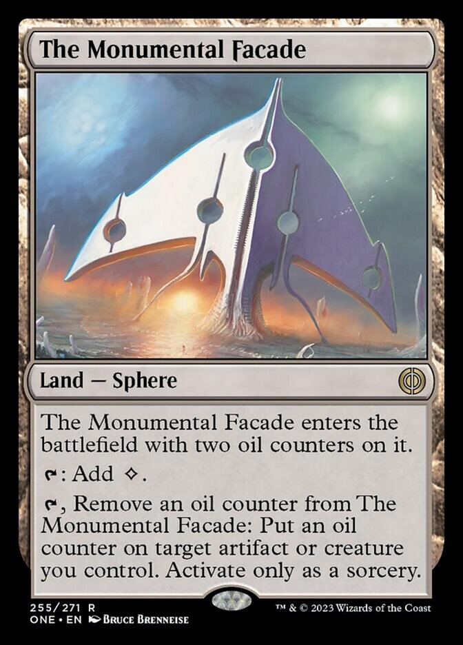 The Monumental Facade [Phyrexia: All Will Be One] MTG Single Magic: The Gathering | Red Claw Gaming