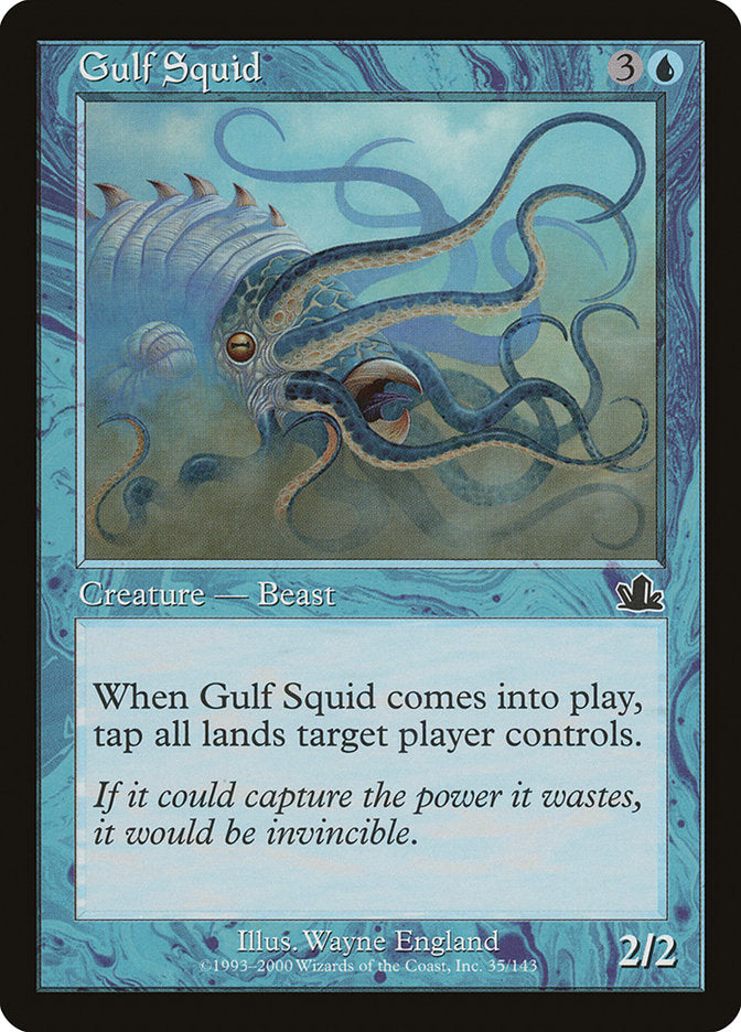 Gulf Squid [Prophecy] MTG Single Magic: The Gathering | Red Claw Gaming