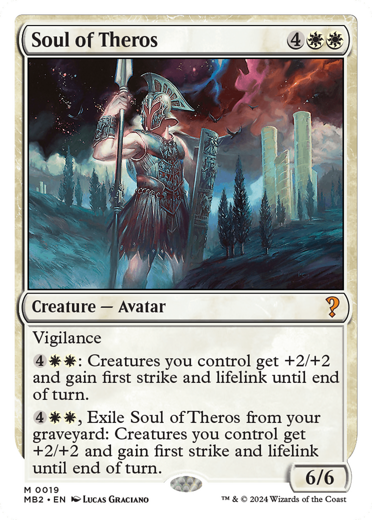 Soul of Theros (White Border) [Mystery Booster 2] MTG Single Magic: The Gathering | Red Claw Gaming