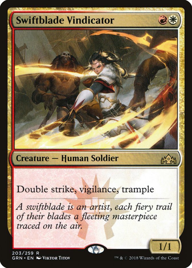 Swiftblade Vindicator [Guilds of Ravnica] MTG Single Magic: The Gathering | Red Claw Gaming
