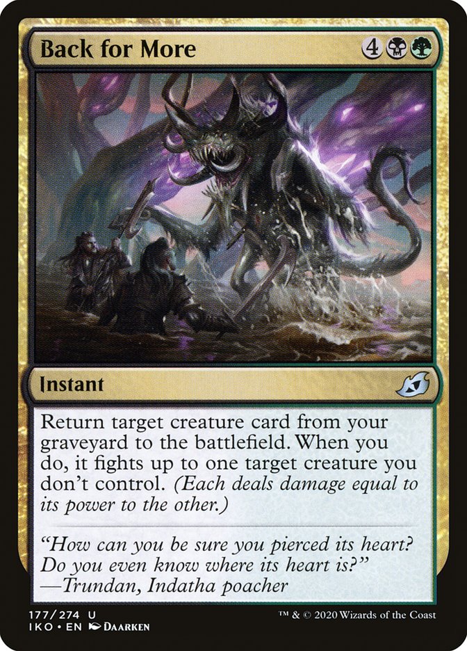Back for More [Ikoria: Lair of Behemoths] MTG Single Magic: The Gathering | Red Claw Gaming