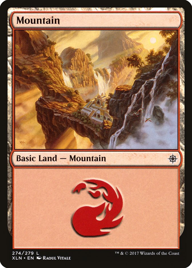 Mountain (274) [Ixalan] MTG Single Magic: The Gathering | Red Claw Gaming