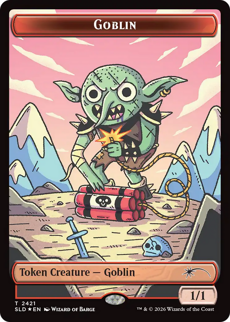 Goblin Token (2421) [Secret Lair Drop Series] MTG Single Magic: The Gathering | Red Claw Gaming