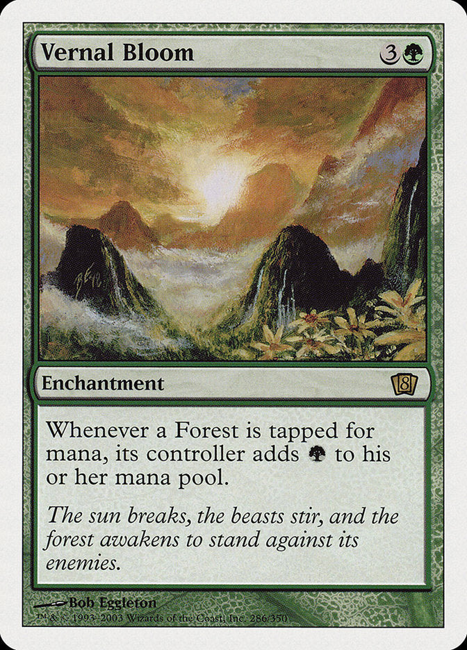 Vernal Bloom [Eighth Edition] MTG Single Magic: The Gathering | Red Claw Gaming