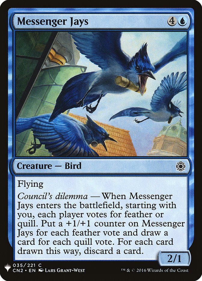 Messenger Jays [Mystery Booster] MTG Single Magic: The Gathering | Red Claw Gaming