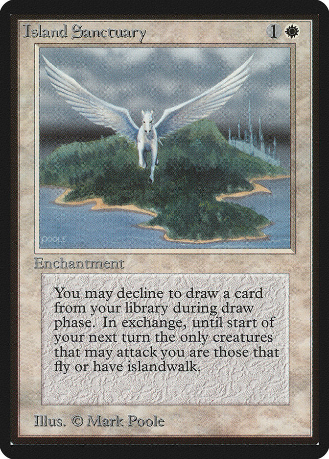 Island Sanctuary [Beta Edition] MTG Single Magic: The Gathering | Red Claw Gaming