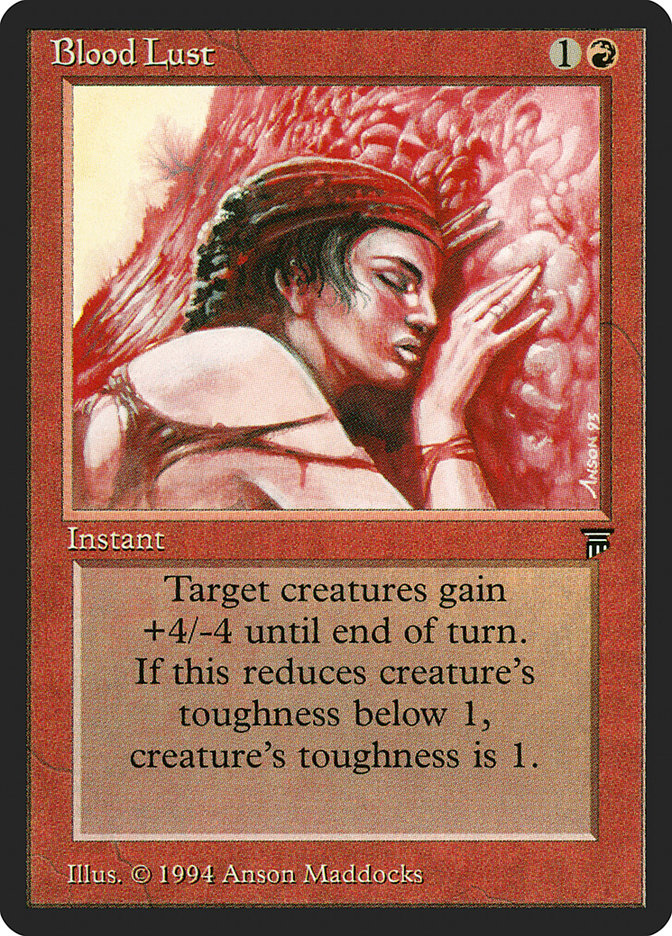 Blood Lust [Legends] MTG Single Magic: The Gathering | Red Claw Gaming