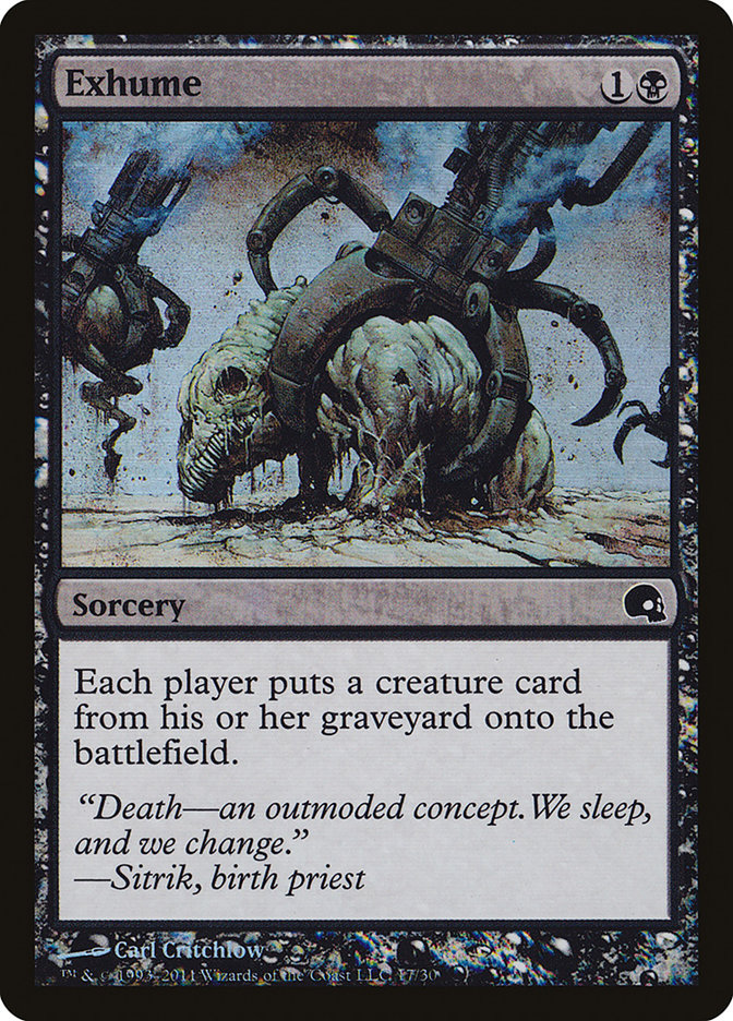 Exhume [Premium Deck Series: Graveborn] MTG Single Magic: The Gathering | Red Claw Gaming