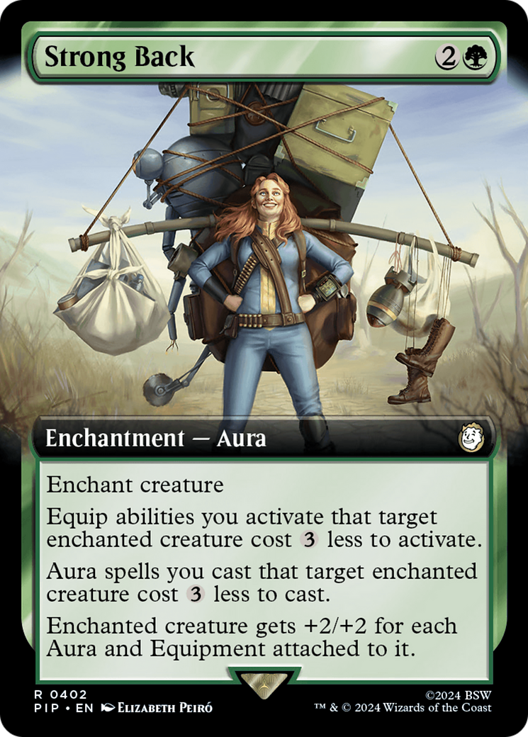 Strong Back (Extended Art) [Fallout] MTG Single Magic: The Gathering | Red Claw Gaming