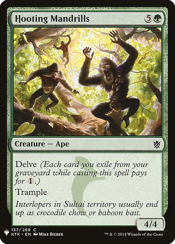 Hooting Mandrills [Mystery Booster] MTG Single Magic: The Gathering | Red Claw Gaming