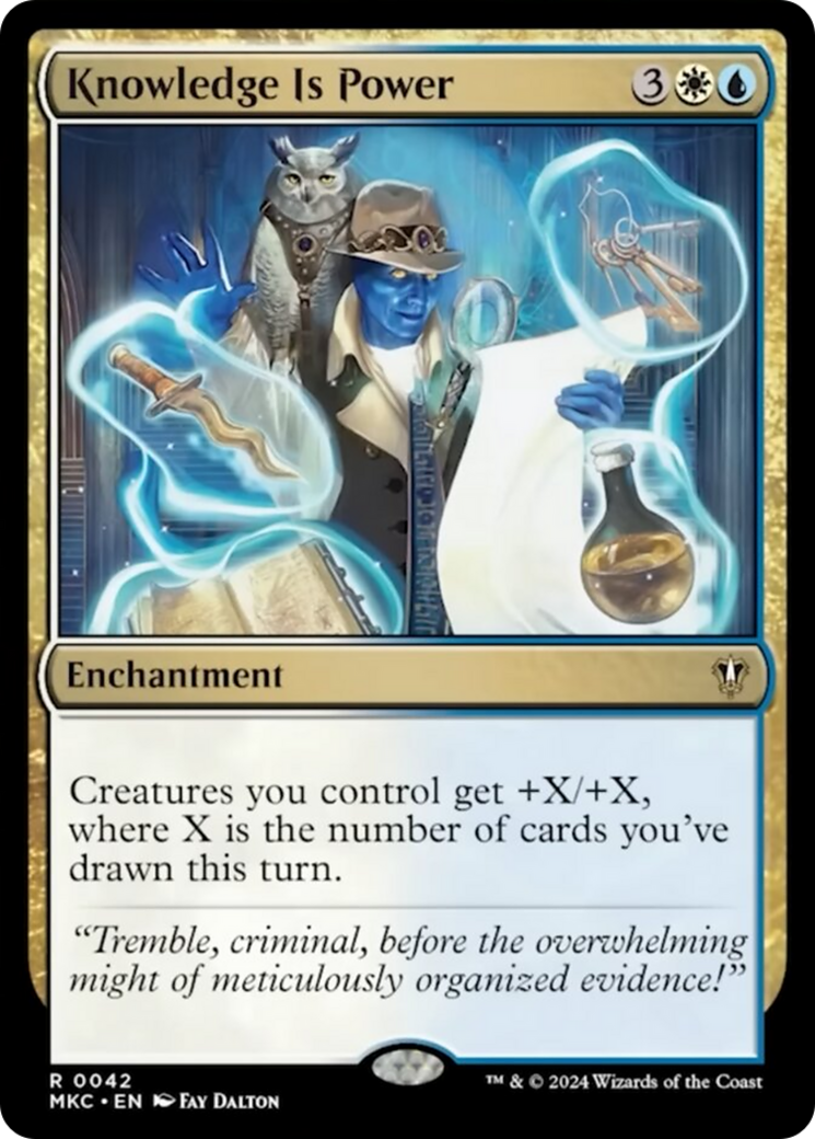 Knowledge is Power [Murders at Karlov Manor Commander] MTG Single Magic: The Gathering | Red Claw Gaming