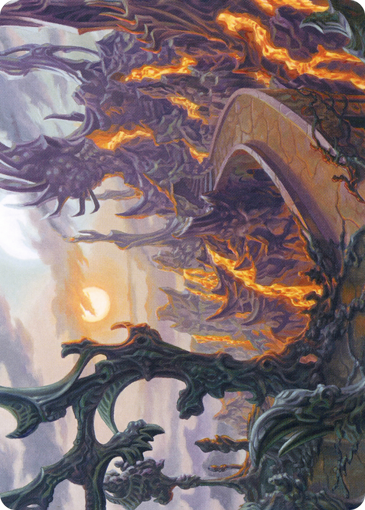 Drossforge Bridge Art Card [Modern Horizons 2 Art Series] MTG Single Magic: The Gathering | Red Claw Gaming