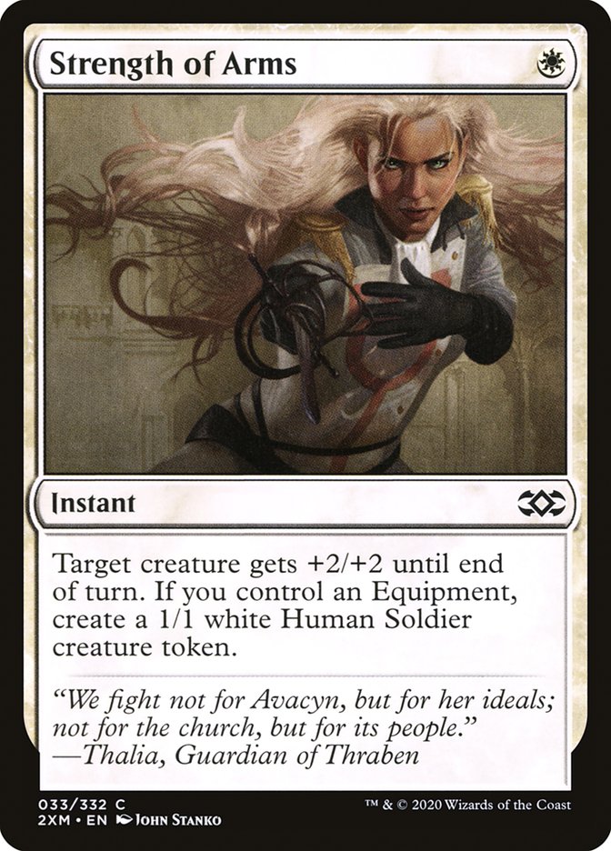 Strength of Arms [Double Masters] MTG Single Magic: The Gathering | Red Claw Gaming