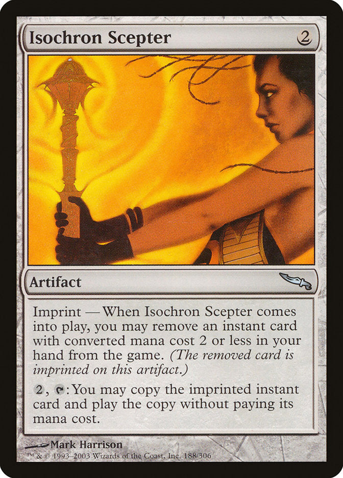 Isochron Scepter [Mirrodin] MTG Single Magic: The Gathering | Red Claw Gaming
