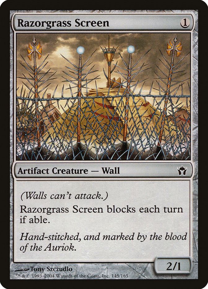 Razorgrass Screen [Fifth Dawn] MTG Single Magic: The Gathering | Red Claw Gaming