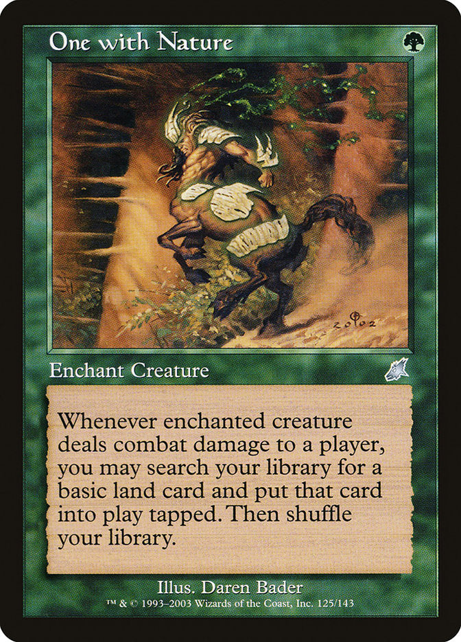 One with Nature [Scourge] MTG Single Magic: The Gathering | Red Claw Gaming