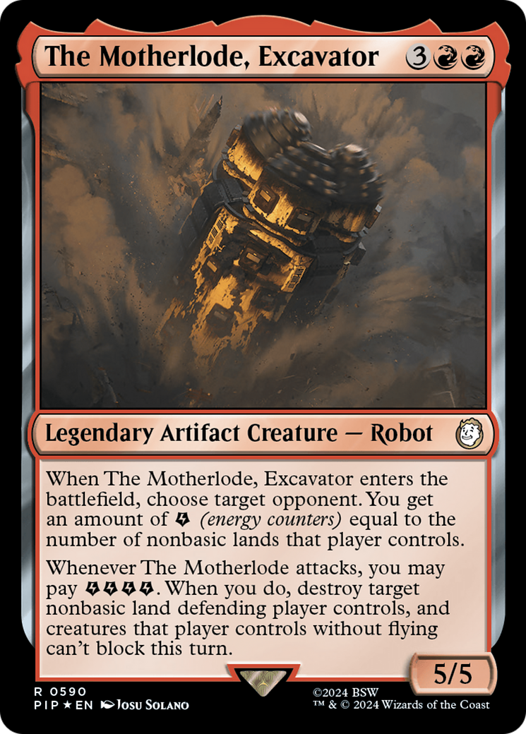 The Motherlode, Excavator (Surge Foil) [Fallout] MTG Single Magic: The Gathering | Red Claw Gaming