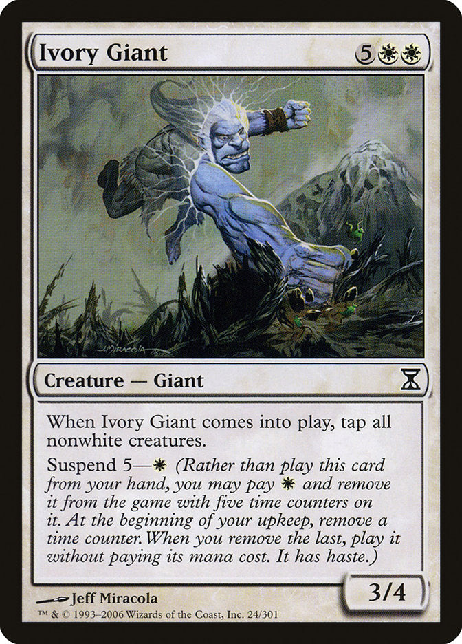 Ivory Giant [Time Spiral] MTG Single Magic: The Gathering | Red Claw Gaming
