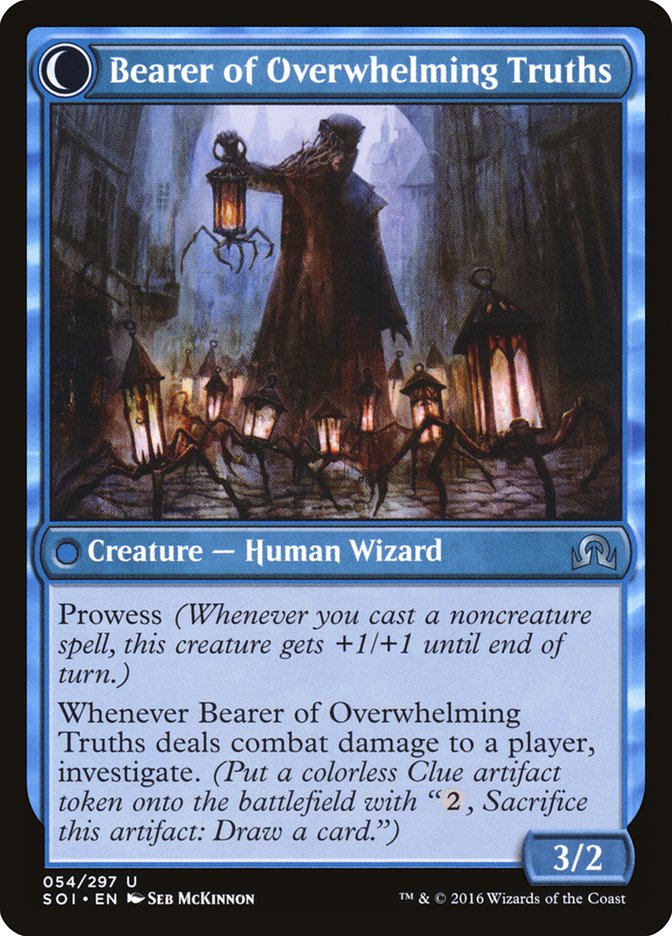 Daring Sleuth // Bearer of Overwhelming Truths [Shadows over Innistrad] MTG Single Magic: The Gathering | Red Claw Gaming