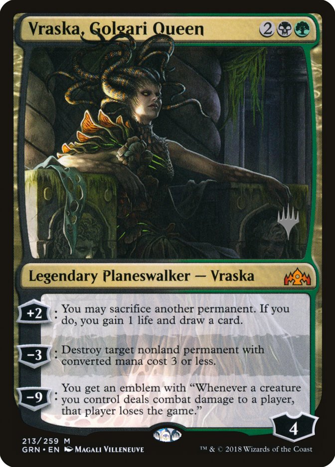 Vraska, Golgari Queen (Promo Pack) [Guilds of Ravnica Promos] MTG Single Magic: The Gathering | Red Claw Gaming